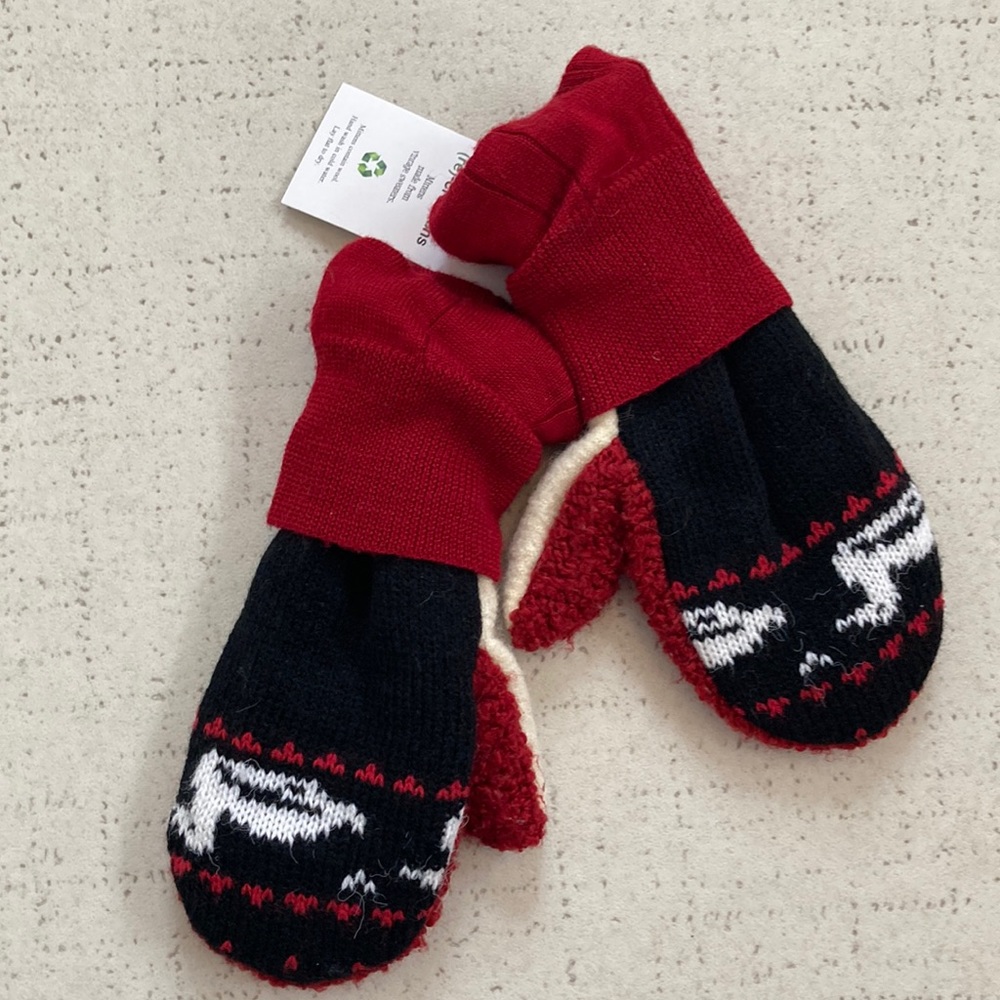 Recycled Vintage Sweater mutton Gloves
